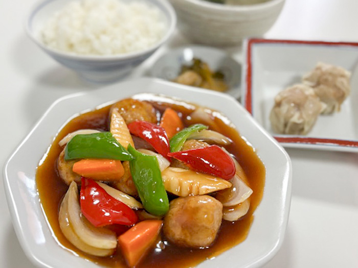 酢豚定食